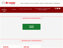 Tablet Screenshot of brmoto.com.br